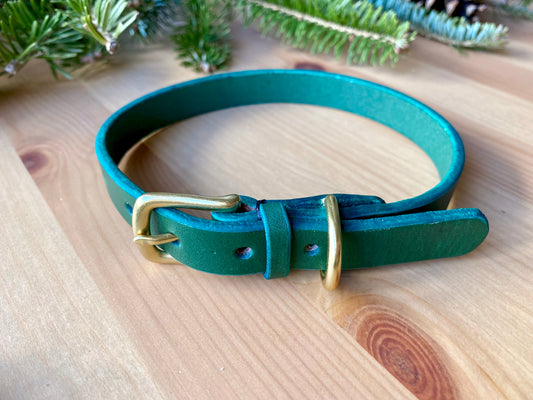 Leather Buckle Collar